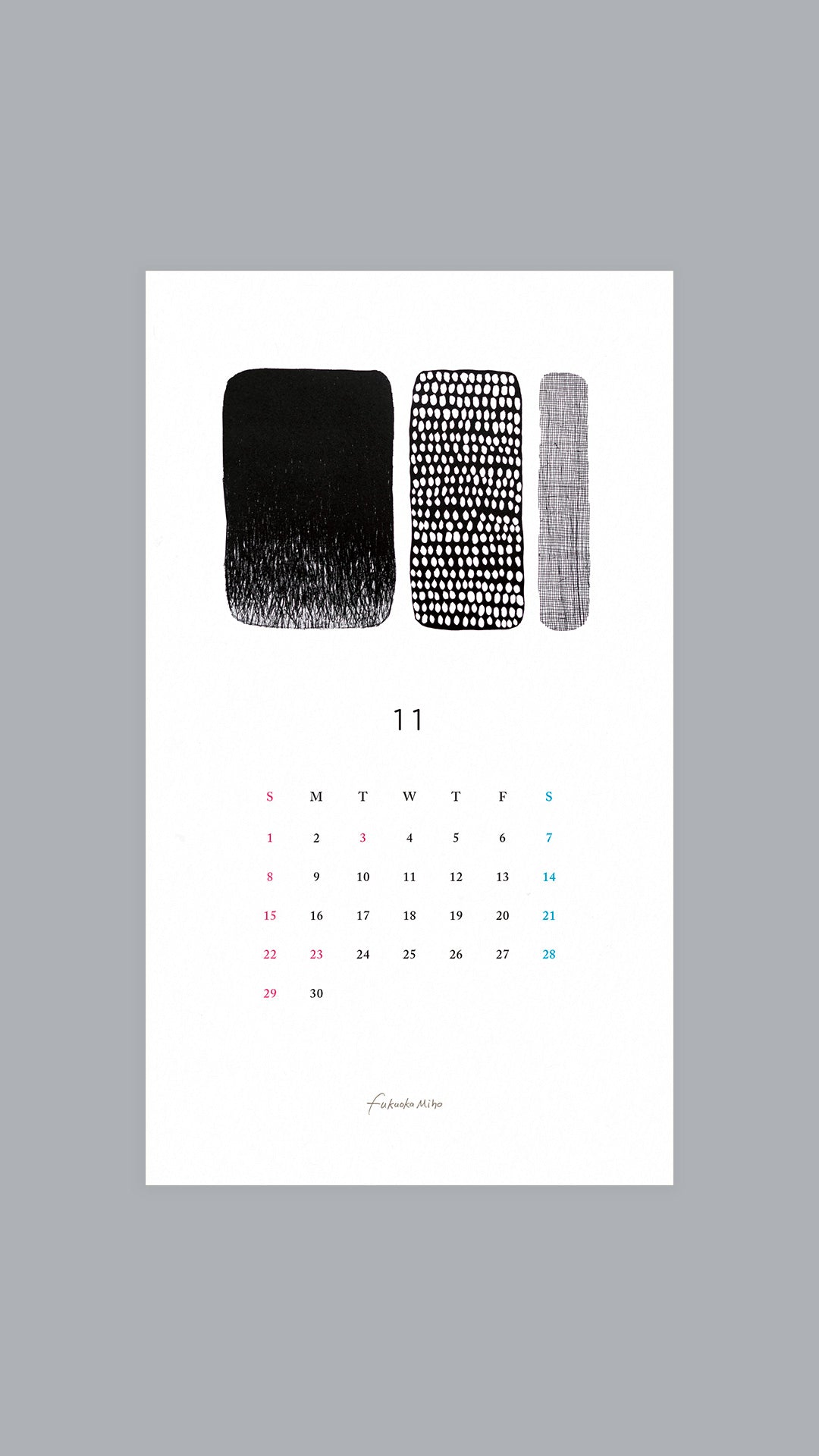 福岡みほカレンダー 2026