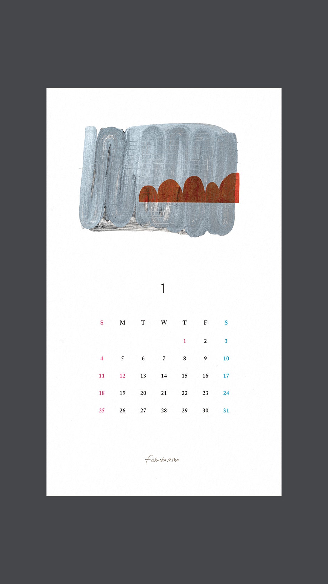 福岡みほカレンダー 2026